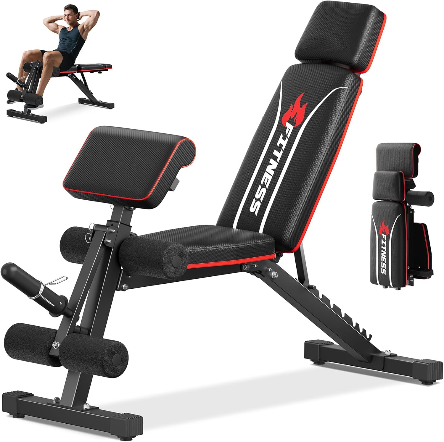 Home Gym Weights - مقعد أوزان قابل للطي للصالة الرياضية