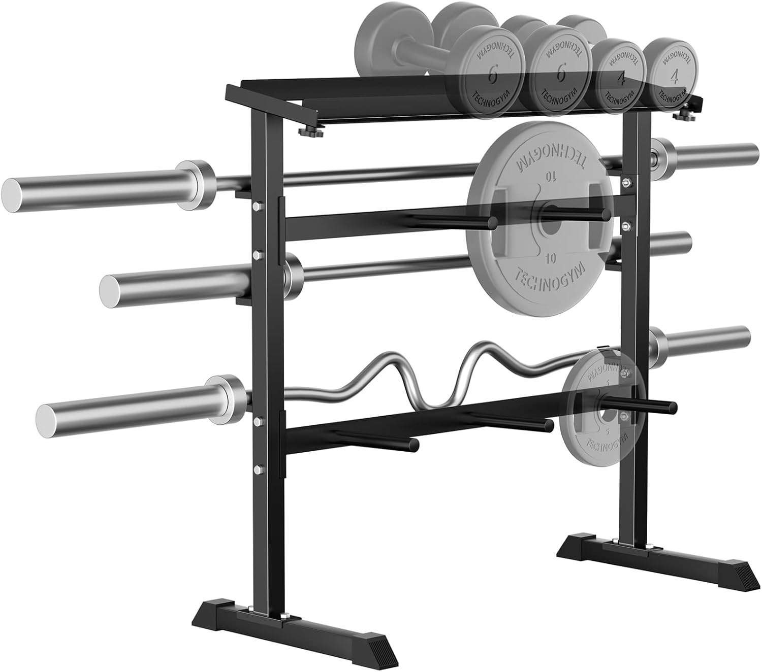 رف تخزين الأوزان لتدريب القوة  - مراجعة Home Gym Weights وسعره