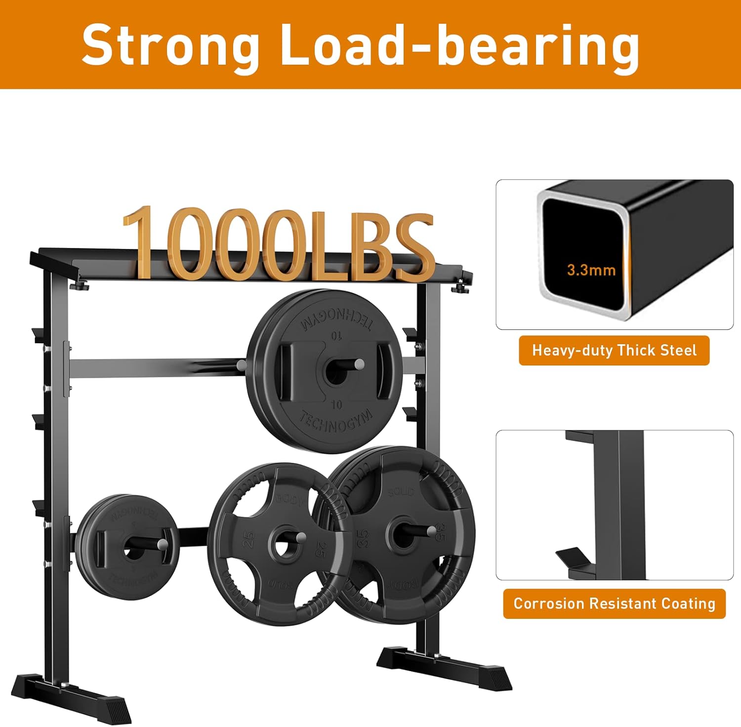 رف تخزين الأوزان لتدريب القوة  - مراجعة Home Gym Weights وسعره