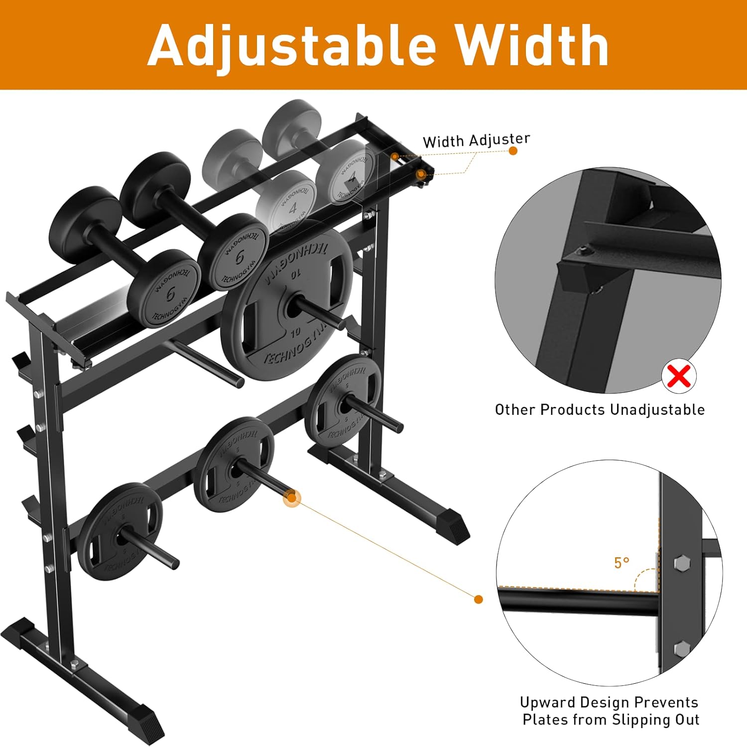 رف تخزين الأوزان لتدريب القوة  - مراجعة Home Gym Weights وسعره