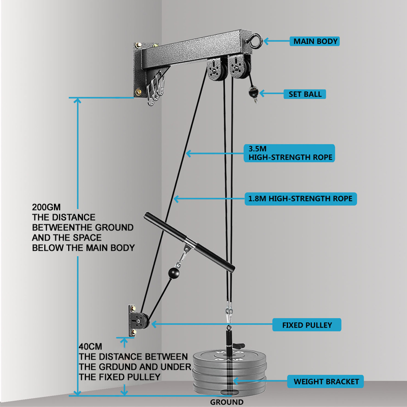 نظام بكرة الصالة الرياضية المث - مراجعة Pulley Home Gym وسعره