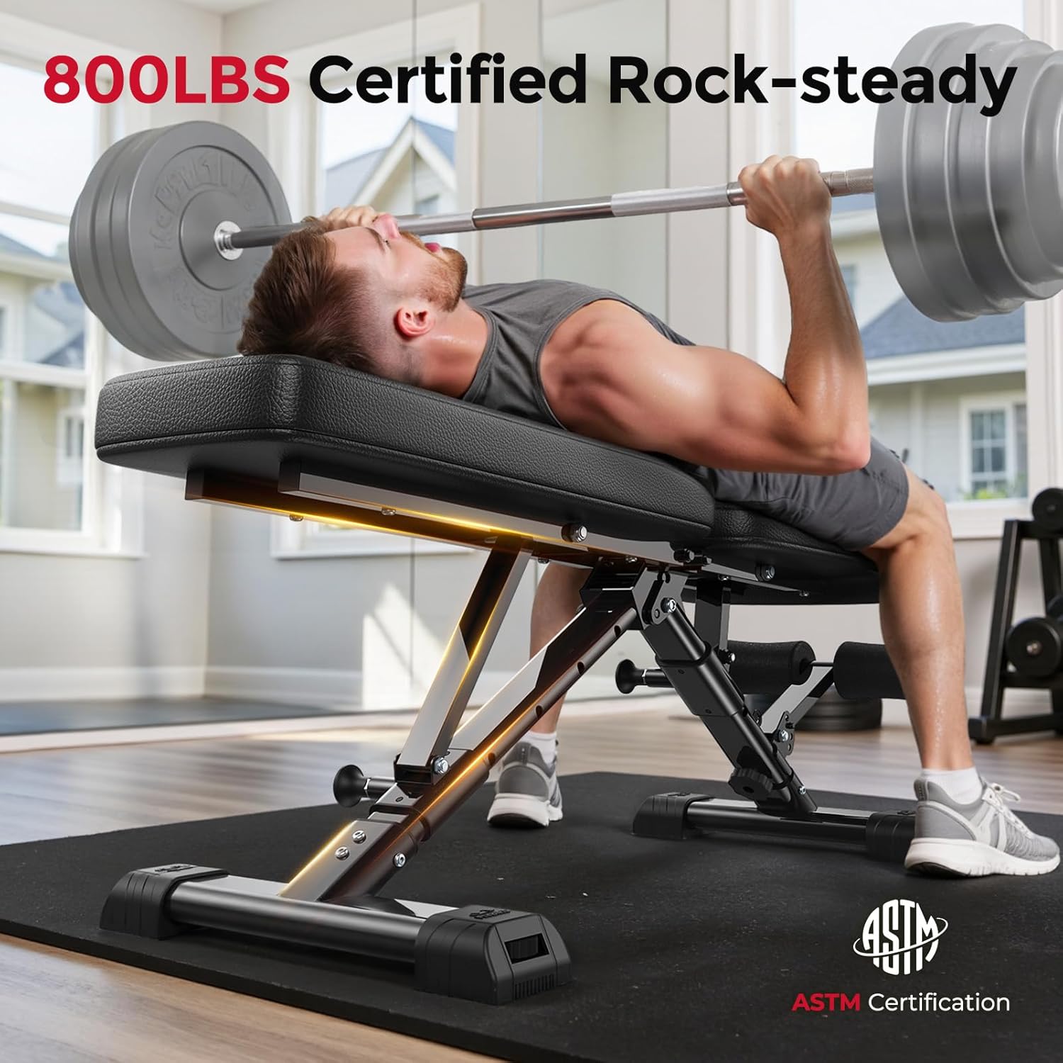 مقعد رياضي منزلي قابل للتعديل، - مراجعة Home Gym Weights وسعره
