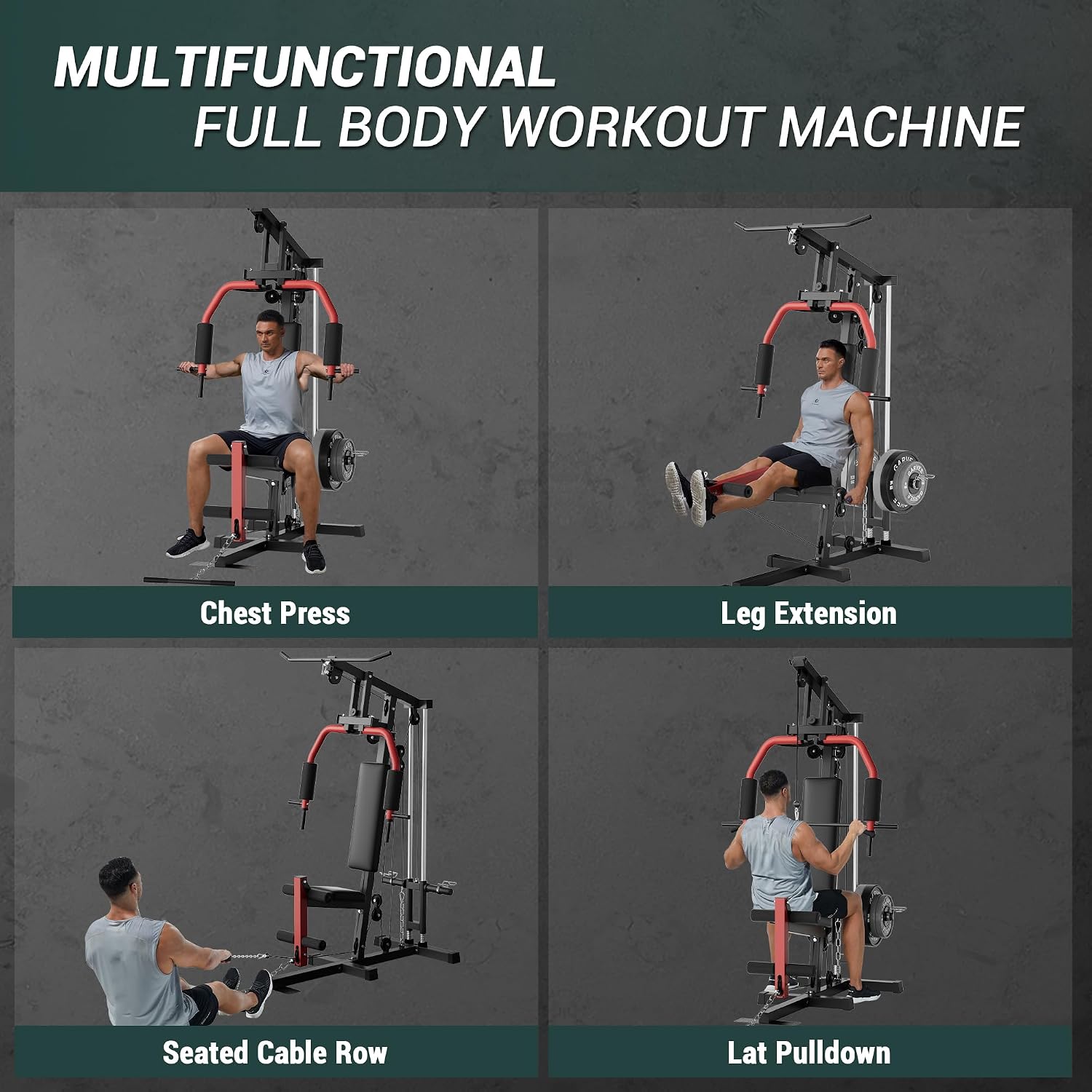 جهاز تمارين منزلي لكامل الجسم  - مراجعة Pulley Home Gym وسعره