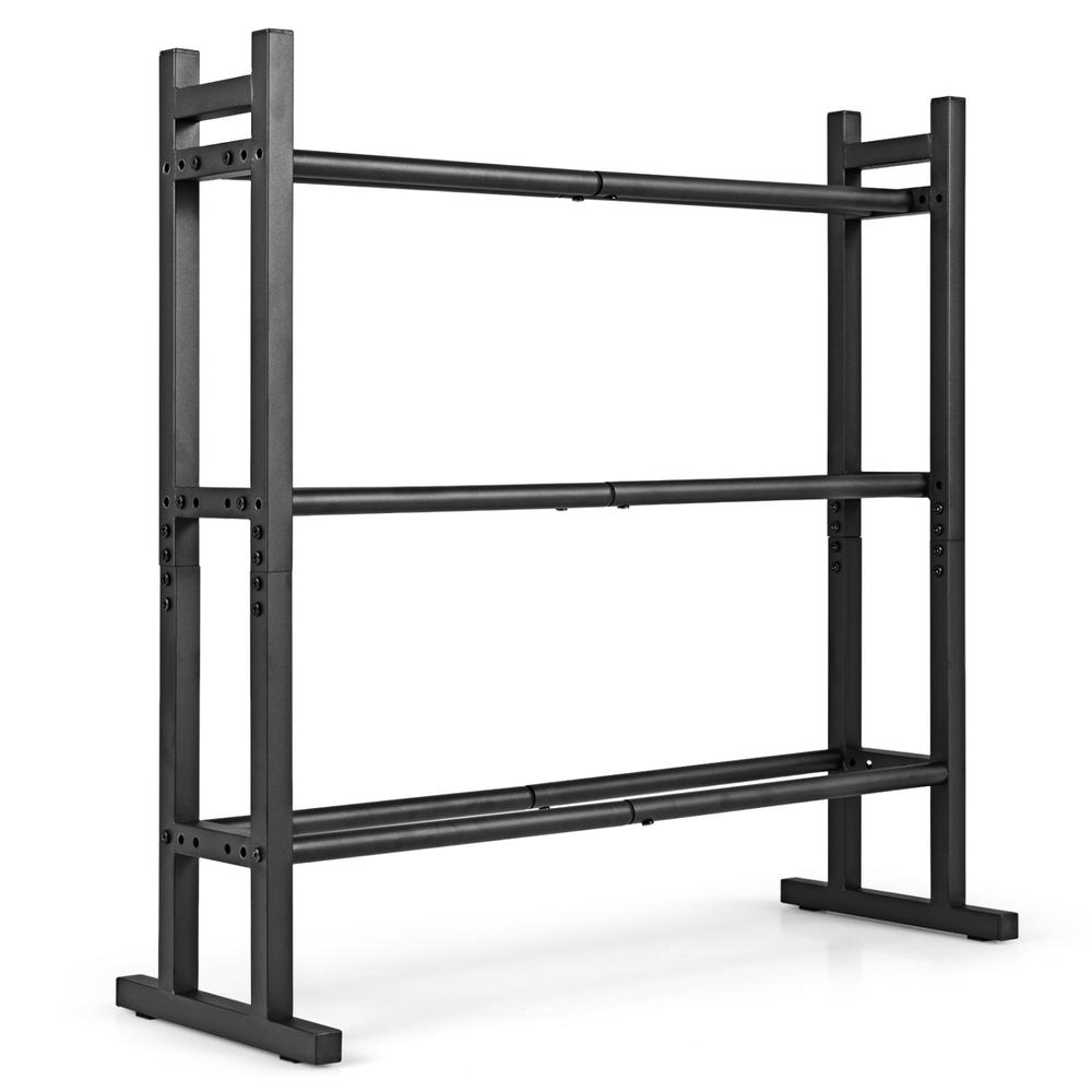 حامل أثقال ثلاثي الطبقات شديد  - مراجعة Home Gym Weights وسعره