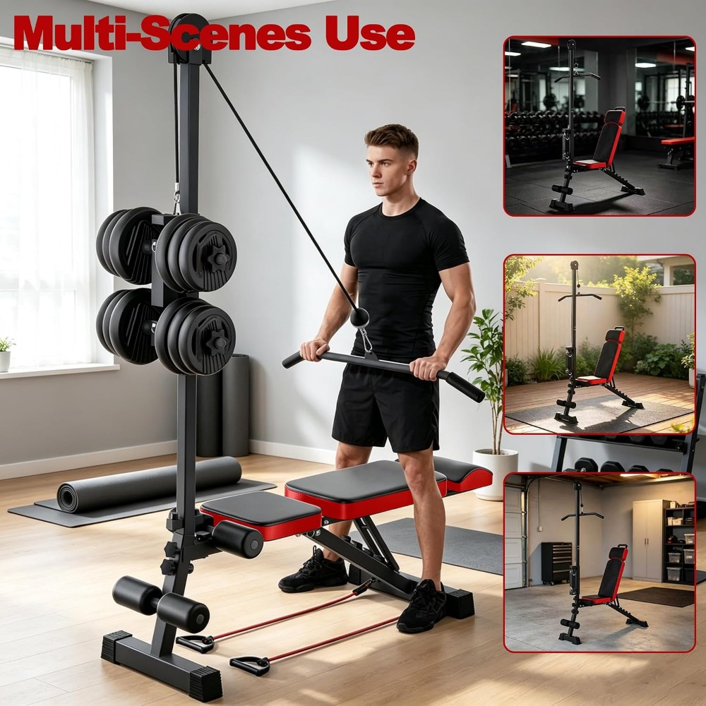 مقعد تمارين متعدد الوظائف مع ن - مراجعة Home Gym Multifunctional وسعره