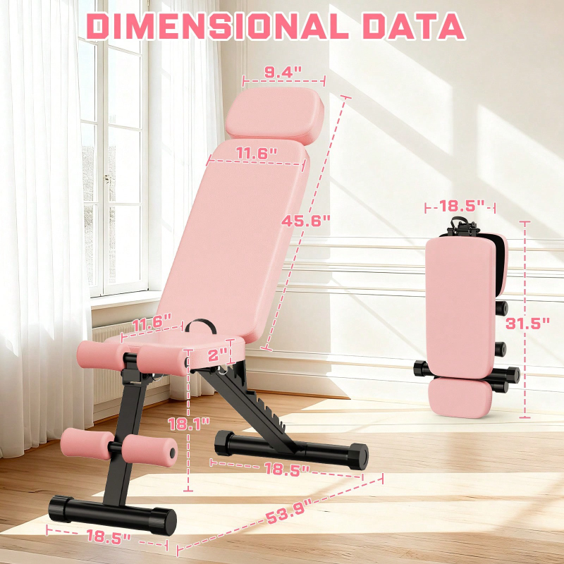مقعد تمارين قابل للتعديل بـ 9  - مراجعة Home Gym Weights وسعره